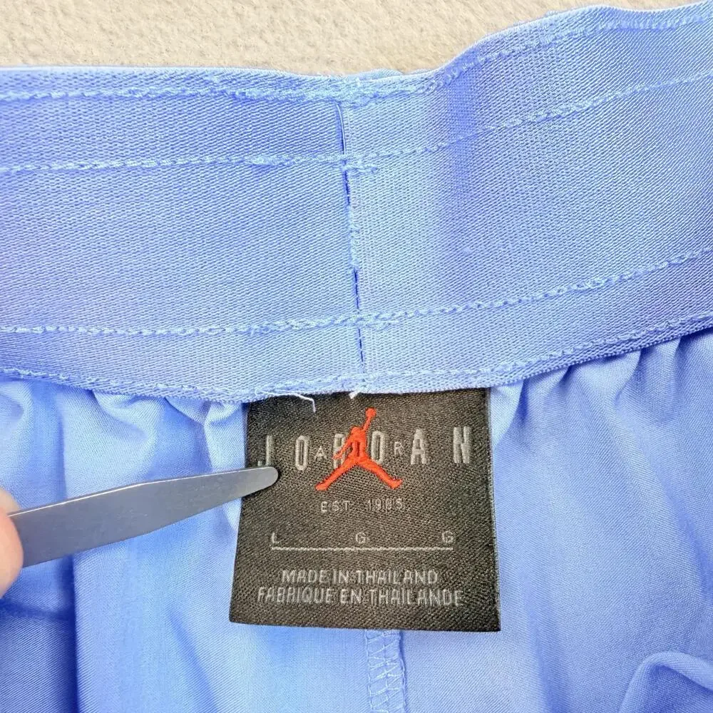 North Carolina Tar Heels Shorts Mens Large Blue NCAA Basketball Jordan Dri Fit